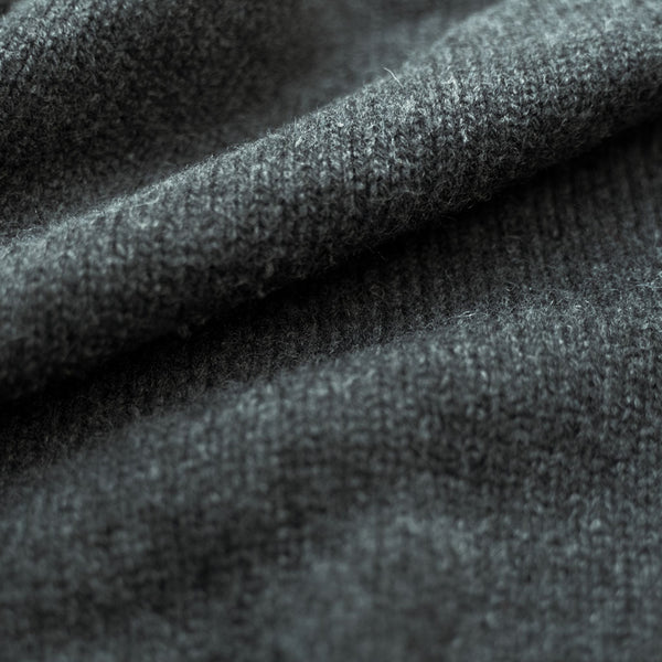 Dark grey wool sweater Felis silvestris II - URSA MAJOR EDITION