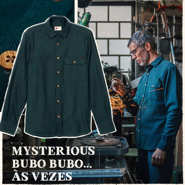 Green flannel shirt Bubo bubo II