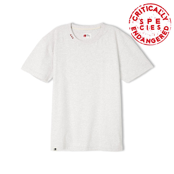 T-shirt em Algodão Branco Turdus philomelos