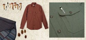 New flannel shirts with autumn colors