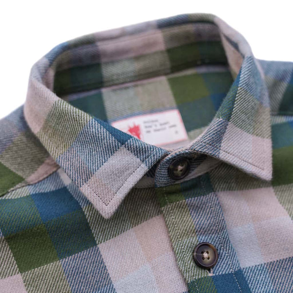 Double-face flannel shirt jacket Gyps fulvus II