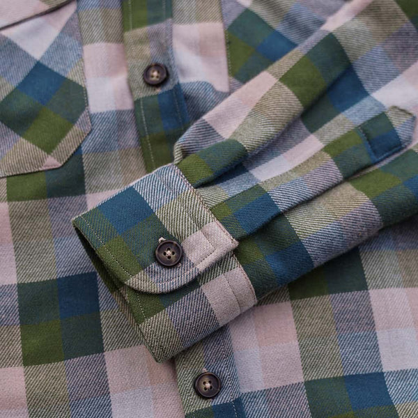 Double-face flannel shirt jacket Gyps fulvus II