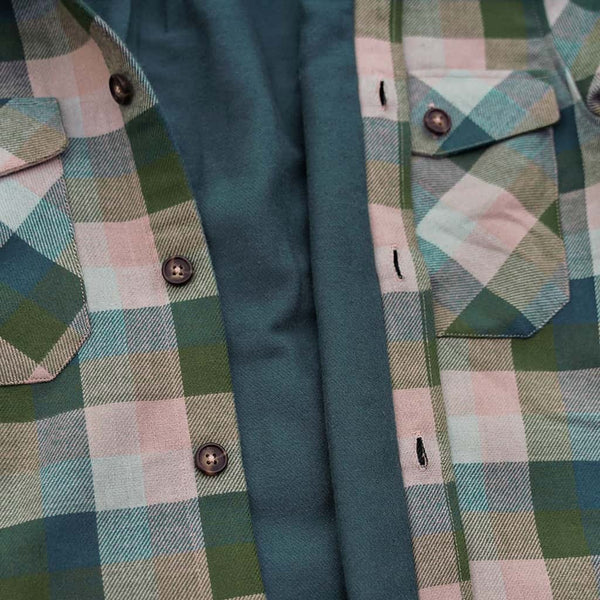 Double-face flannel shirt jacket Gyps fulvus II