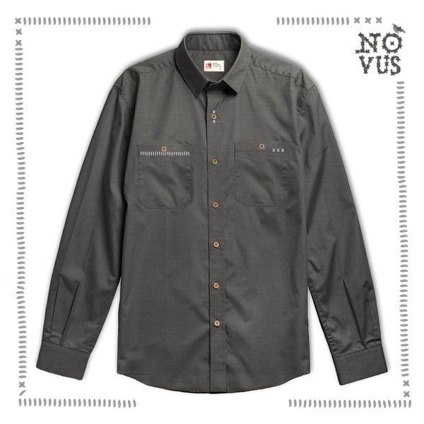 Shirt Milvus migrans in Gray Embroidery Edition
