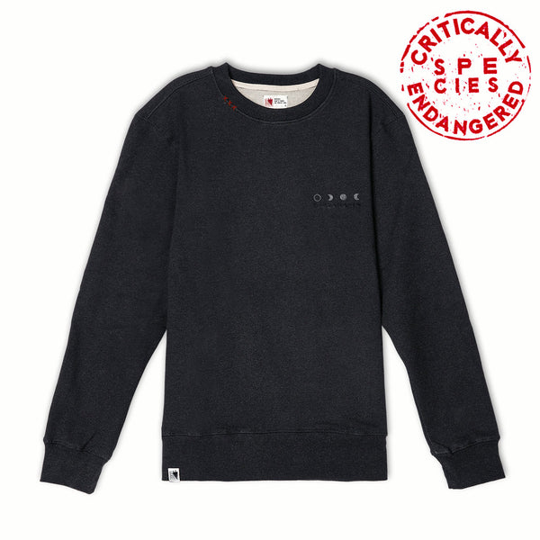 Dark grey sweatshirt Meles meles II - Lunae Incrementa Edition