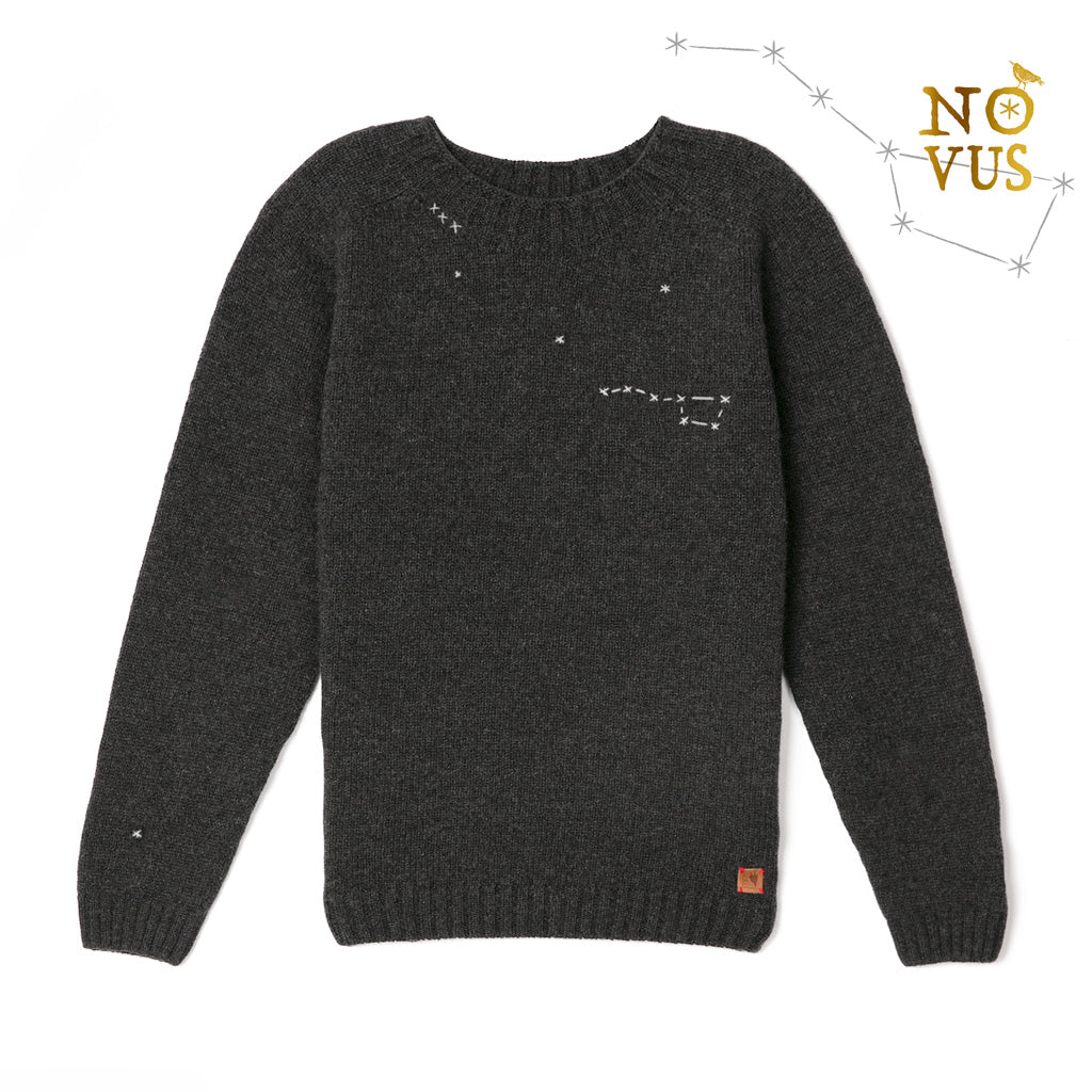 Black top speckled sweater