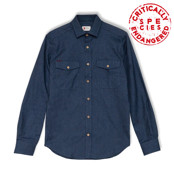 Dark blue flannel shirt Aquila chrysaetos