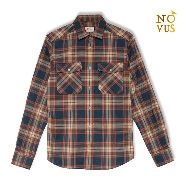 Checks flannel shirt Aquila chrysaetos