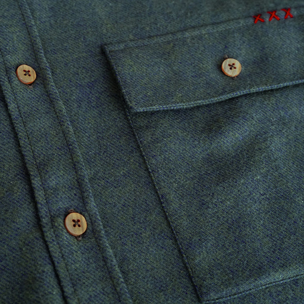 Green flannel shirt Bubo bubo II