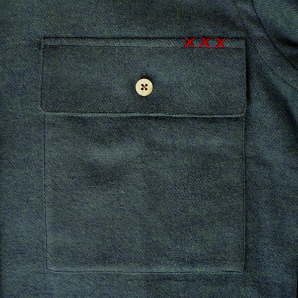 Green flannel shirt Bubo bubo II