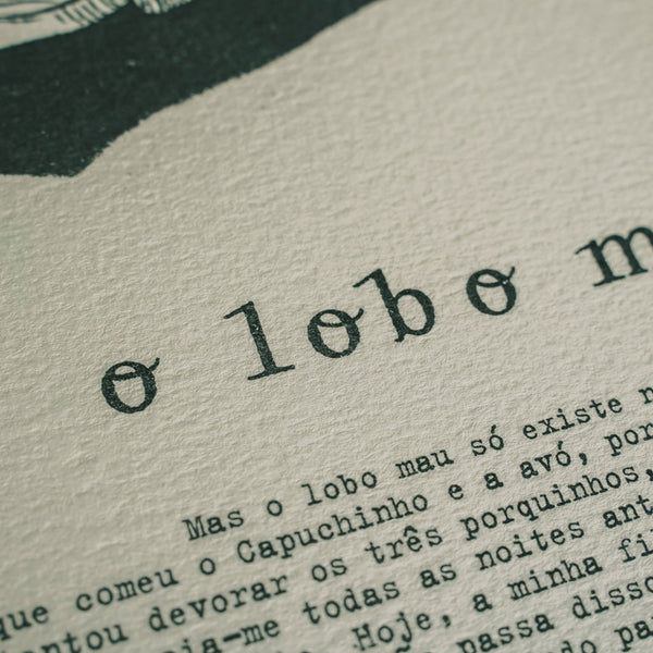 The Big Bad Wolf Art Print