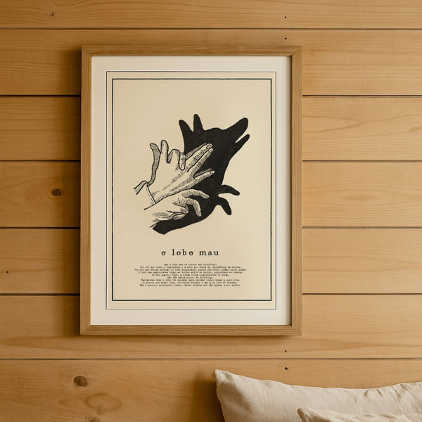 The Big Bad Wolf Art Print