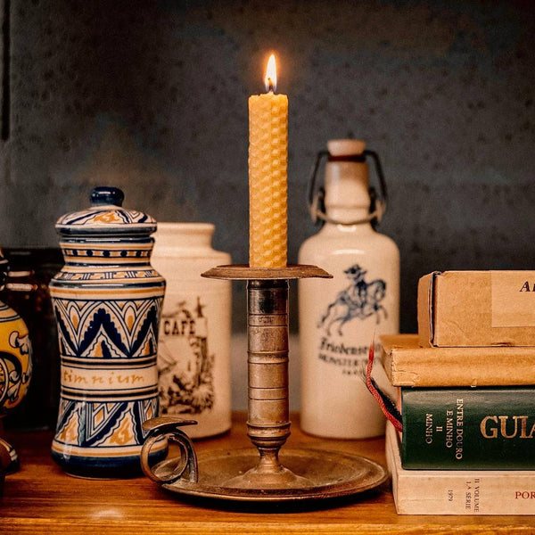 Apis mellifera beeswax candles