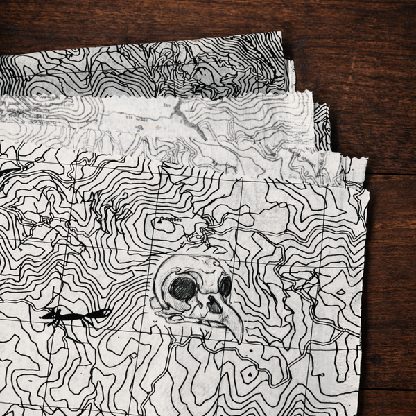 Tecido "Mapa Indagatio"