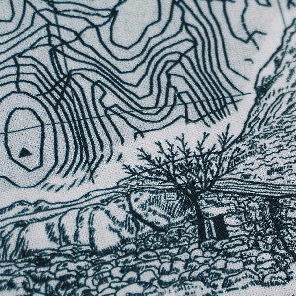 Tecido "Mapa Indagatio"