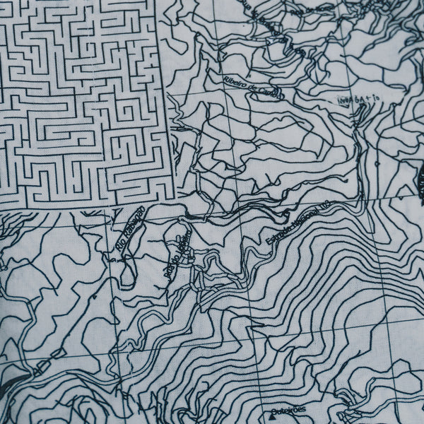 Tecido "Mapa Indagatio"