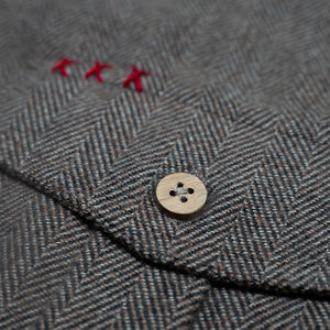 Herringbone Men's flannel shirt Bubo bubo | Indagatio 
