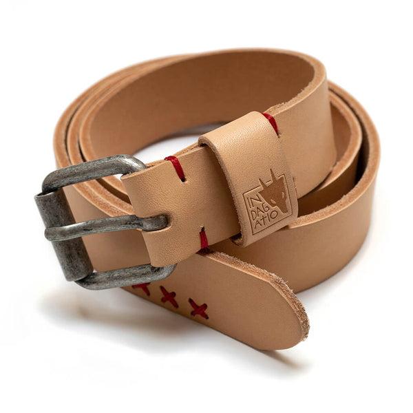 Woman's leather belt Vipera seoanei