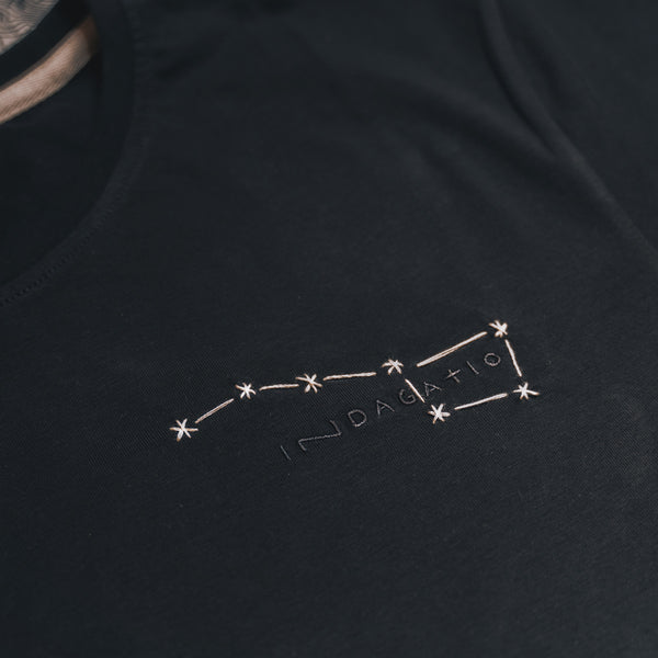 Black Cotton T-shirt Cheloniidae II - Ursa Major Edition